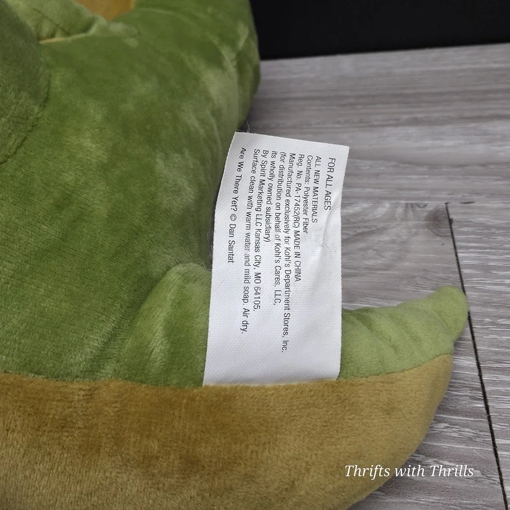 Kohls Cares -‎ T-Rex Green Dinosaur Plush - Stuffed Toy 10